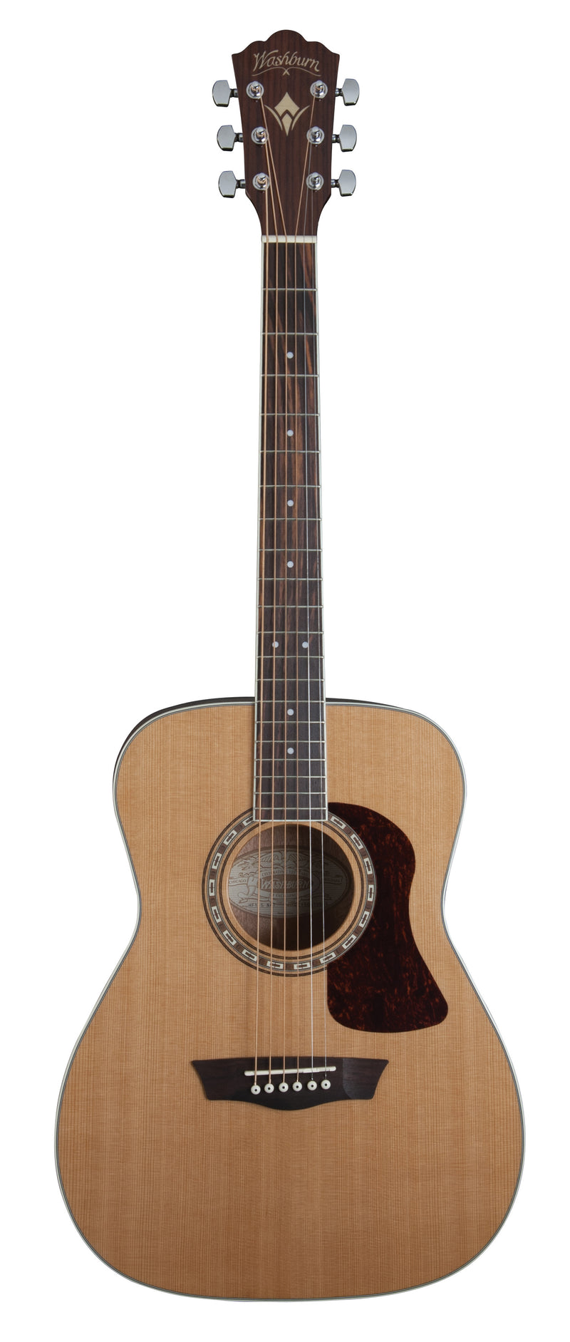 Washburn F11S Heritage 10 Series Folk Acoustic Guitar. Natural