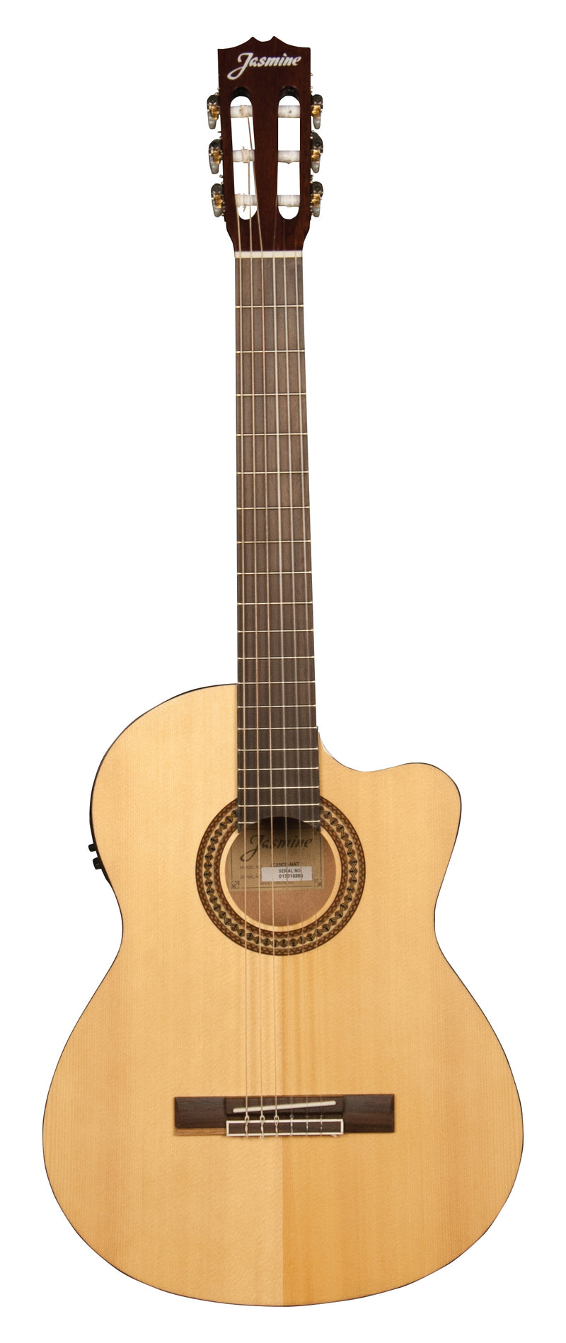 Jasmine JC25CE-NAT Classical Nylon String Acoustic Electric Guitar. Natural Finish