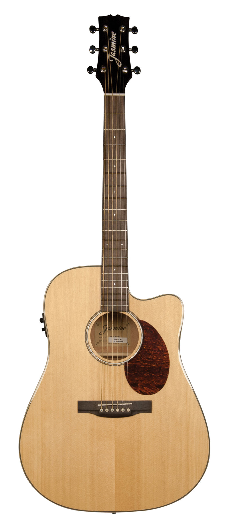 Jasmine JD37CE-NAT Dreadnought Acoustic Electric Guitar. Natural Finish