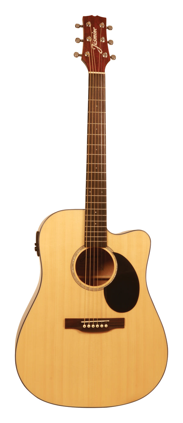 Jasmine JD39CE-NAT Dreadnought Acoustic Electric Guitar. Natural Finish