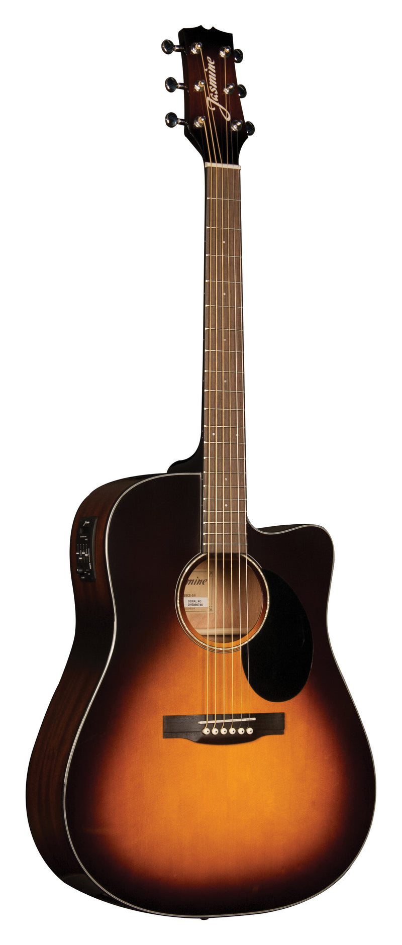 Jasmine JD39CE-SB Dreadnought Acoustic Electric Guitar. Sunburst Finish