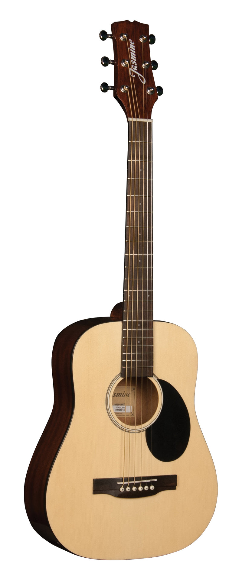 Jasmine JM10-NAT Dreadnought Mini Acoustic Guitar. Natural Finish