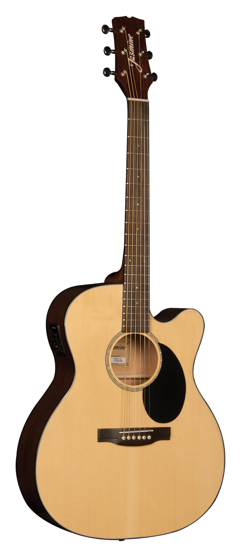 Jasmine JO36CE-NAT Orchestra Style Acoustic Electric Guitar. Natural Finish