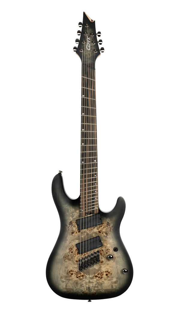 Cort KX507MSSDB KX Series Multi Scale 7 String Electric Guitar. Star Dust Black