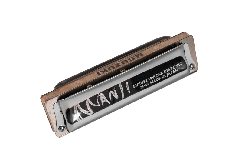 Suzuki M-20Nm-Bb Manji Natural Minor Harmonica. Key of Bb