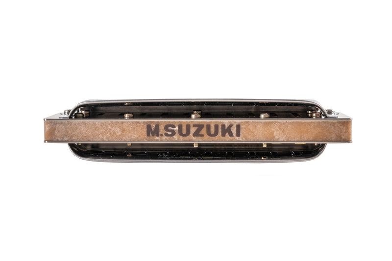 Suzuki M-20-LF 10-Hole Manji Harmonica. Key of Low F