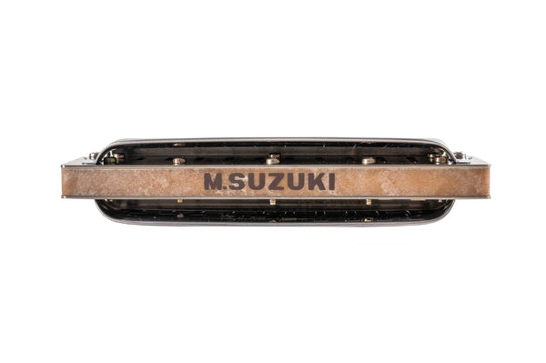 Suzuki M-20-LEb 10-Hole Manji Harmonica. Key of Low Eb