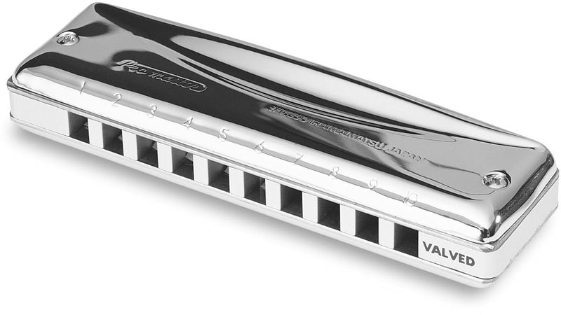 Suzuki MR-350V-A Valved Promaster Harmonica. Key of A