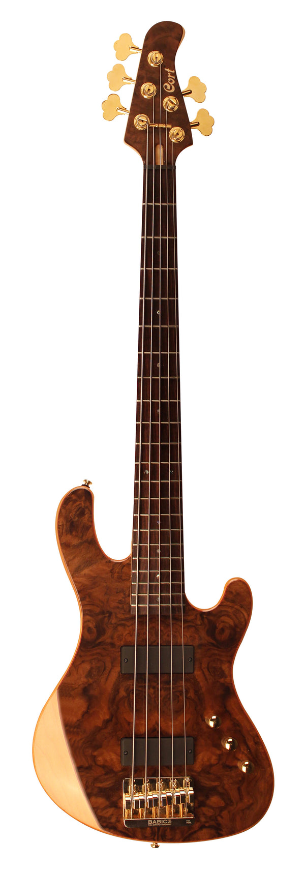 Cort RITHIMICV 5 String Bass Guitar. Natural Glossy