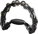 Rhythm Tech RTPRO10 Pro Tambourine. Black with Nickel Steel Jingles