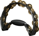 Rhythm Tech RTPRO11 Pro Tambourine. Black with Black Brass Jingles