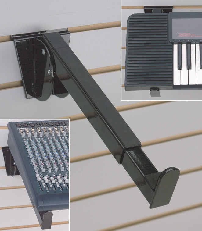 Ingles SA-308BK Keyboard and Display Arms for Slatwall. Adjustable Arms