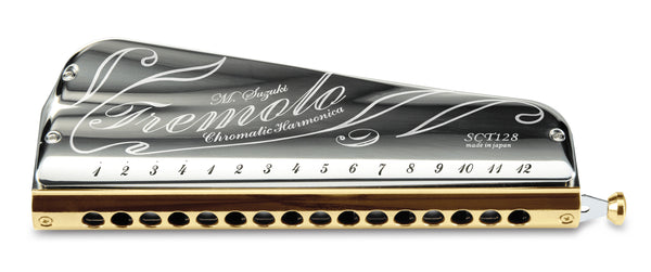 Suzuki SCT-128 16 Hole Tremolo Chromatic Harmonica