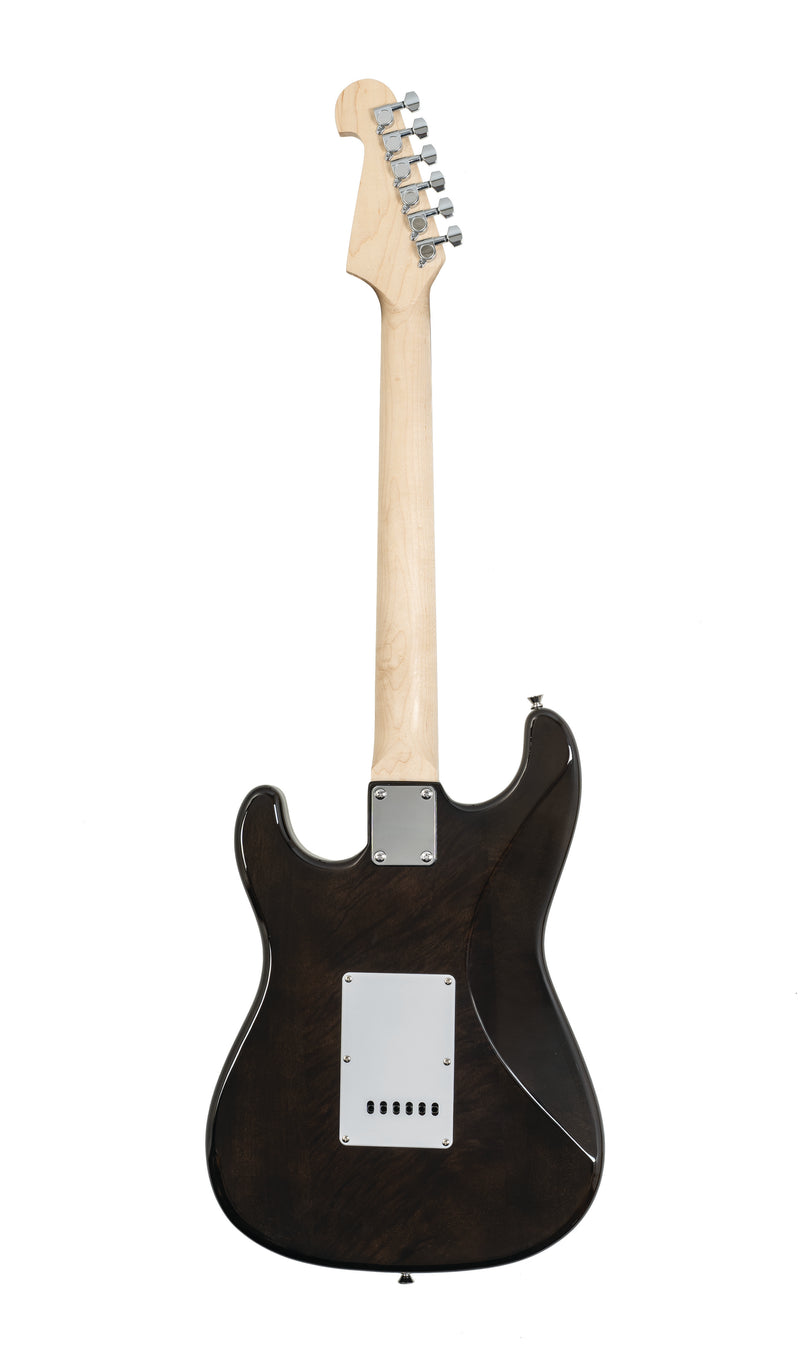 Washburn SDFTB Sonamaster Deluxe Electric Guitar, Transparent Black