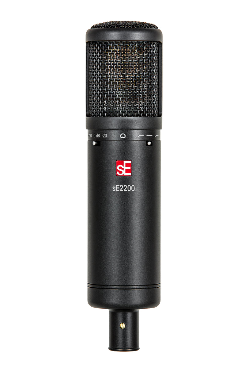 sE SE2200  Large Diaphragm Cardioid Condenser Mic with Shockmount & Filter