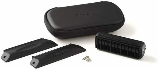 Suzuki SNB-48CVS Shinobix 12 Hole Chromatic Slide Harmonica Set. Full Set