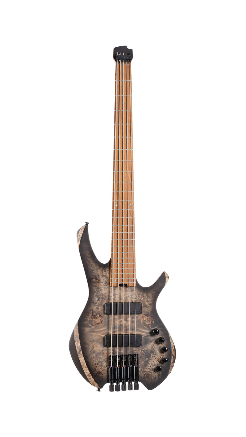 Cort SPACE5SDB Artisan Series Space 5 Bass Guitar (5 String). Star Dust Black