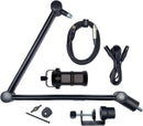 Sontronics Voicecasting Pack - Podcast / Streaming / Broadcast Microphone Set. Black