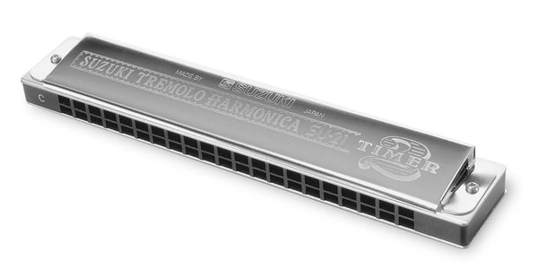 Suzuki SU-21-C 2 Timer Harmonica. Traditional 21 Hole Dual Note Diatonic