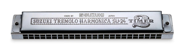 Suzuki SU-24-A 2 Timer 24 Hole Harmonica. A