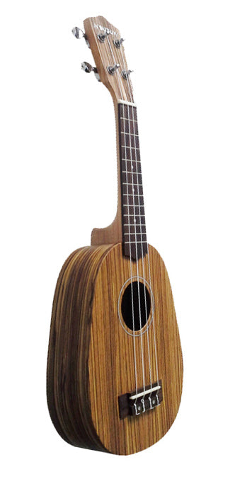 Suzuki SUKS-PA-ZB 21" Soprano Ukulele with Padded Bag. Zebrawood