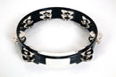 Rhythm Tech TC4010 True Colors Tambourine. Black 10"