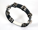 Rhythm Tech TC4010 True Colors Tambourine. Black 10"