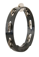 Rhythm Tech TC4018 True Colors Tambourine. Black 8"