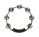Rhythm Tech TC4018 True Colors Tambourine. Black 8"