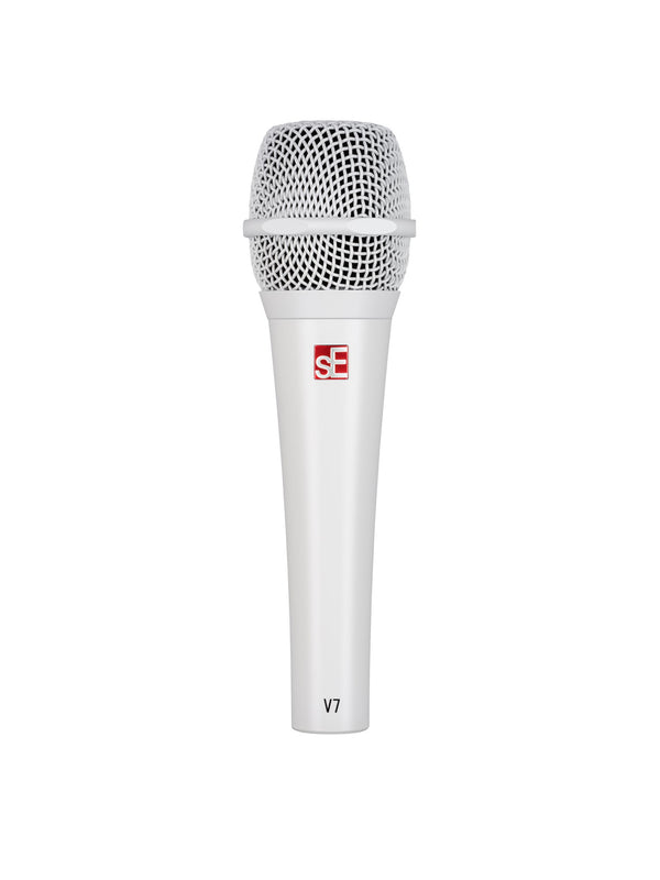 SE Electronics V7-WHT Dynamic Supercardioid Vocal Microphone, White