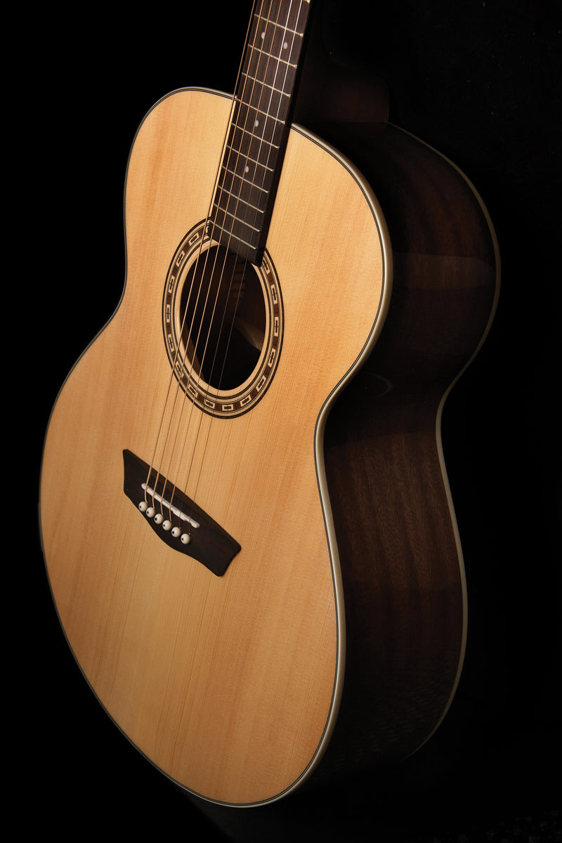 Washburn G7S Harvest Grand Auditorium Acoustic Guitar. Natural Gloss