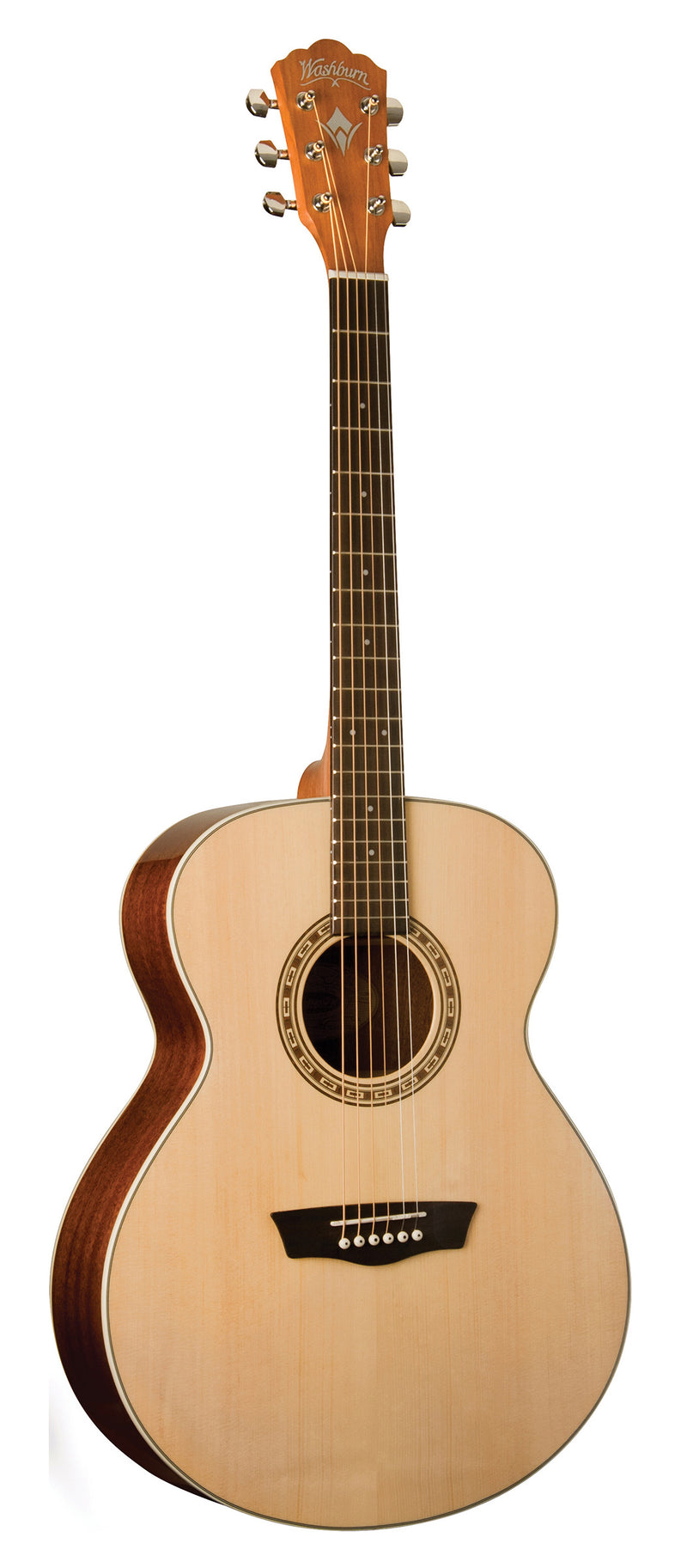 Washburn G7S Harvest Grand Auditorium Acoustic Guitar. Natural Gloss