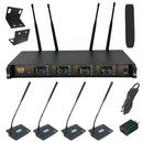 CAD WX1400GN 4 Channel Wireless Gooseneck Microphone System