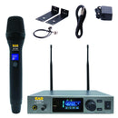 CAD WX1800HH True Diversity UHF Wireless Handheld Microphone System - Frequency Agile