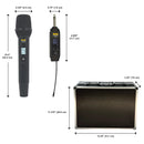 CAD WX54 4 Channel Wireless Handheld Microphone System with Case