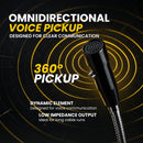 CAD AMC105SNO-19 Omni Dynamic Mic with 1 DPDT Push-to-Talk Switch 19in Gooseneck & 2-3/4in Flange
