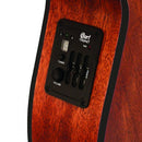 Cort SFXMEMOP SFX Series Acoustic Electric Cutaway Guitar. Open Pore Mahogany