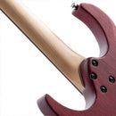 Cort X100OPBB X Series 100 Double Cutaway Electric Guitar. Open Pore Black Cherry Burst