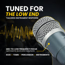 CAD D104 Supercardioid Dynamic Drum Microphone with Integrated Mount & Bag