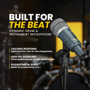CAD D104 Supercardioid Dynamic Drum Microphone with Integrated Mount & Bag
