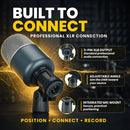 CAD D108 Supercardioid Dynamic Kick Drum Microphone with Integrated Mount & Bag