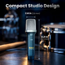 CAD D85 Compact Dynamic Snare Drum Microphone with Clip & Bag