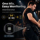 CAD GXLIEM Freq Agile Wireless In Ear Monitor System includes MEB1 Earbuds, Rack Ears & Antenna Kit