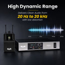 CAD GXLIEM Freq Agile Wireless In Ear Monitor System includes MEB1 Earbuds, Rack Ears & Antenna Kit