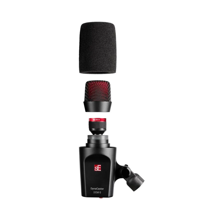 sE DCM6  All-purpose Dynamic Broadcast Microphone Cardioid with built-in +30dB Gain Mic Pre