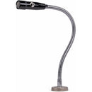 CAD AMC105SNO-19 Omni Dynamic Mic with 1 DPDT Push-to-Talk Switch 19in Gooseneck & 2-3/4in Flange